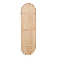 GlobeWest Brody Oval Mirror, New Oak - styled