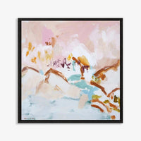 Marcia Priestley Alps limited edition canvas print in black stained timber frame