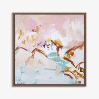 Marcia Priestley Alps limited edition canvas print in mocha stained timber frame