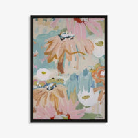 Marcia Priestley Amalfi limited edition canvas print in black stained timber frame