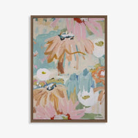 Marcia Priestley Amalfi limited edition canvas print in mocha stained timber frame