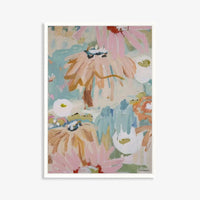 Marcia Priestley Amalfi limited edition canvas print in white stained timber frame