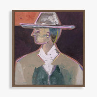 Charros in mocha stained timber frame