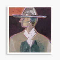 Charros in white stained timber frame