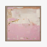 Marcia Priestley Flushed Earth limited edition canvas print in mocha stained timber frame