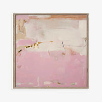 Marcia Priestley Flushed Earth limited edition canvas print in white stained timber frame