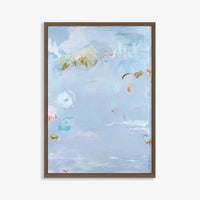Sea Bleu in mocha stained timber frame