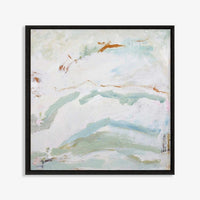 Marcia Priestley Sea Haze limited edition canvas print in black stained timber frame
