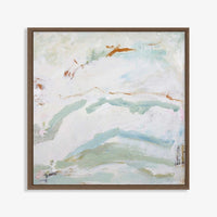 Marcia Priestley Sea Haze limited edition canvas print in mocha stained timber frame