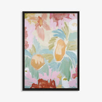 Marcia Priestley Soliel limited edition canvas print in black stained timber frame