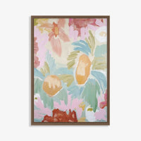 Marcia Priestley Soliel limited edition canvas print in mocha stained timber frame