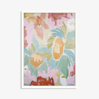 Marcia Priestley Soliel limited edition canvas print in white stained timber frame