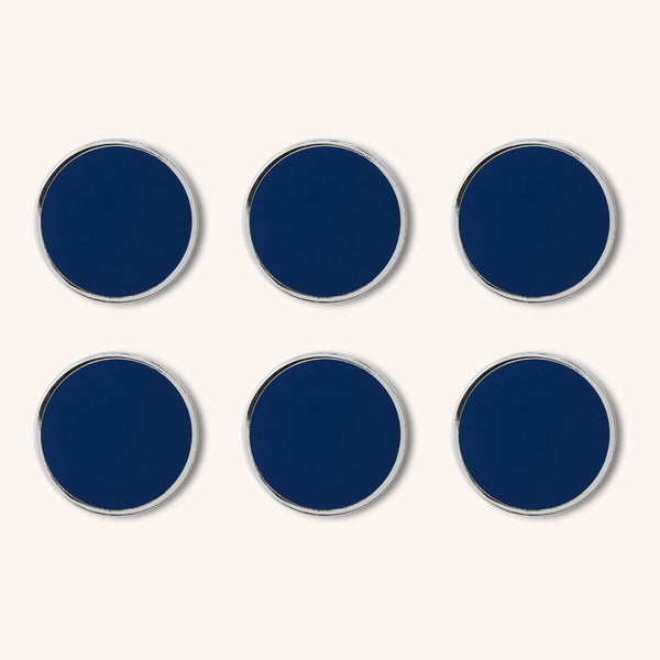 Mustard Made The Buttons - Navy