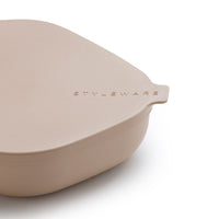 Snap-tight seal detail on Biscotti nesting tray