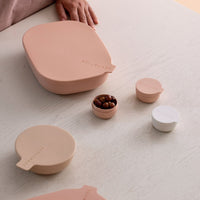 Blush nesting trays in every day use