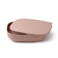 Blush nesting tray with lid for transportation