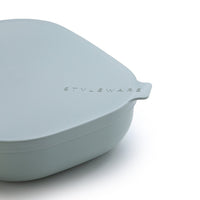 Snap-tight seal detail on Eucalyptus nesting tray