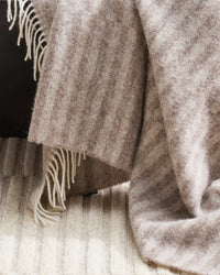 Baya Noah Throw in Oatmeal - detail