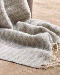 Baya Noah Throw in Silver - detail