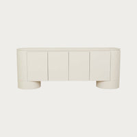 GlobeWest Pluto Buffet Porcelain on norsu grey