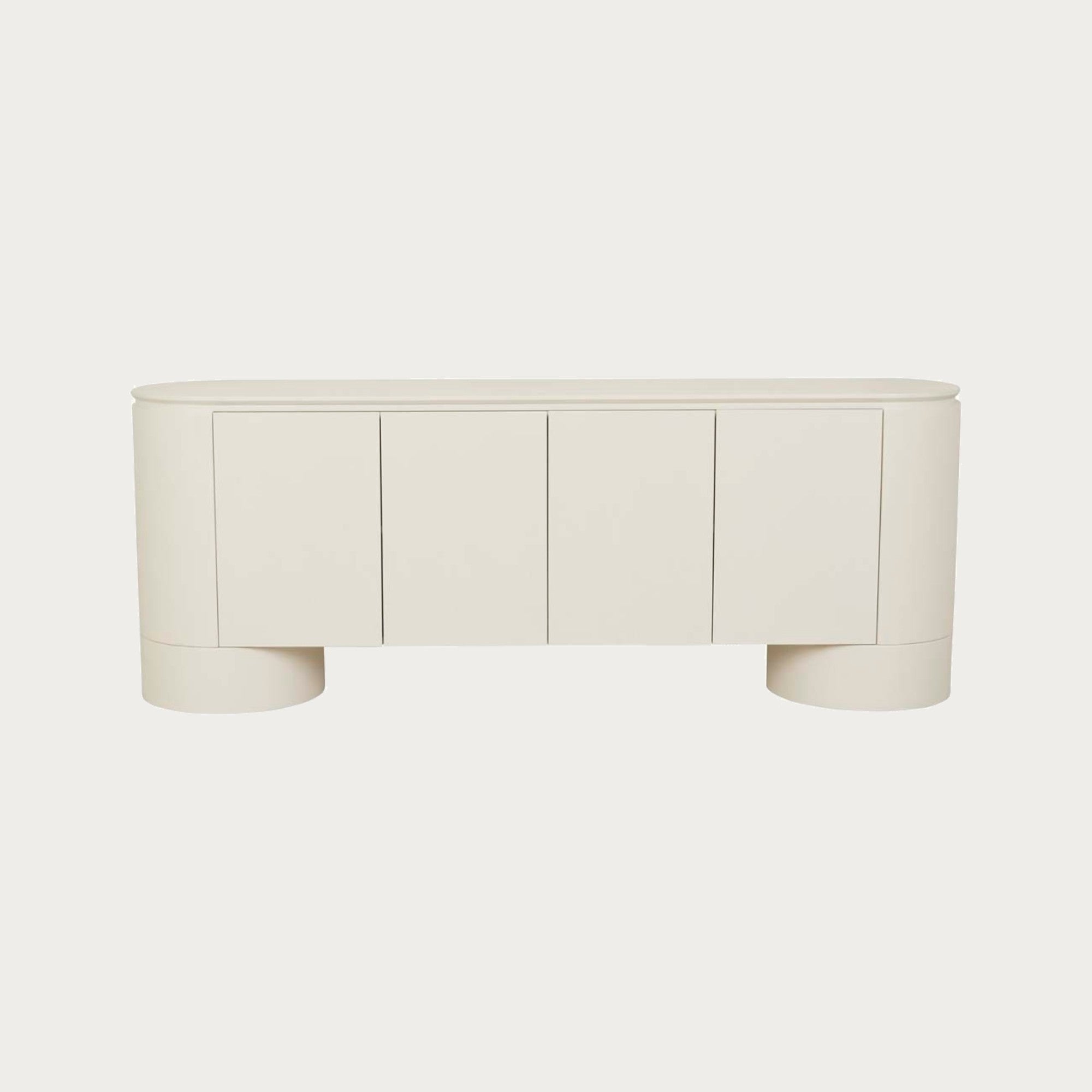 GlobeWest Pluto Buffet Porcelain on norsu grey