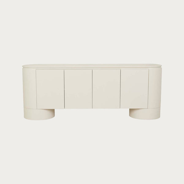 GlobeWest Pluto Buffet Porcelain on norsu grey