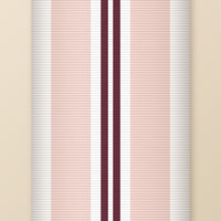 norsu STUDIO Festive 26 ribbon, awning print, 25mm grosgrain