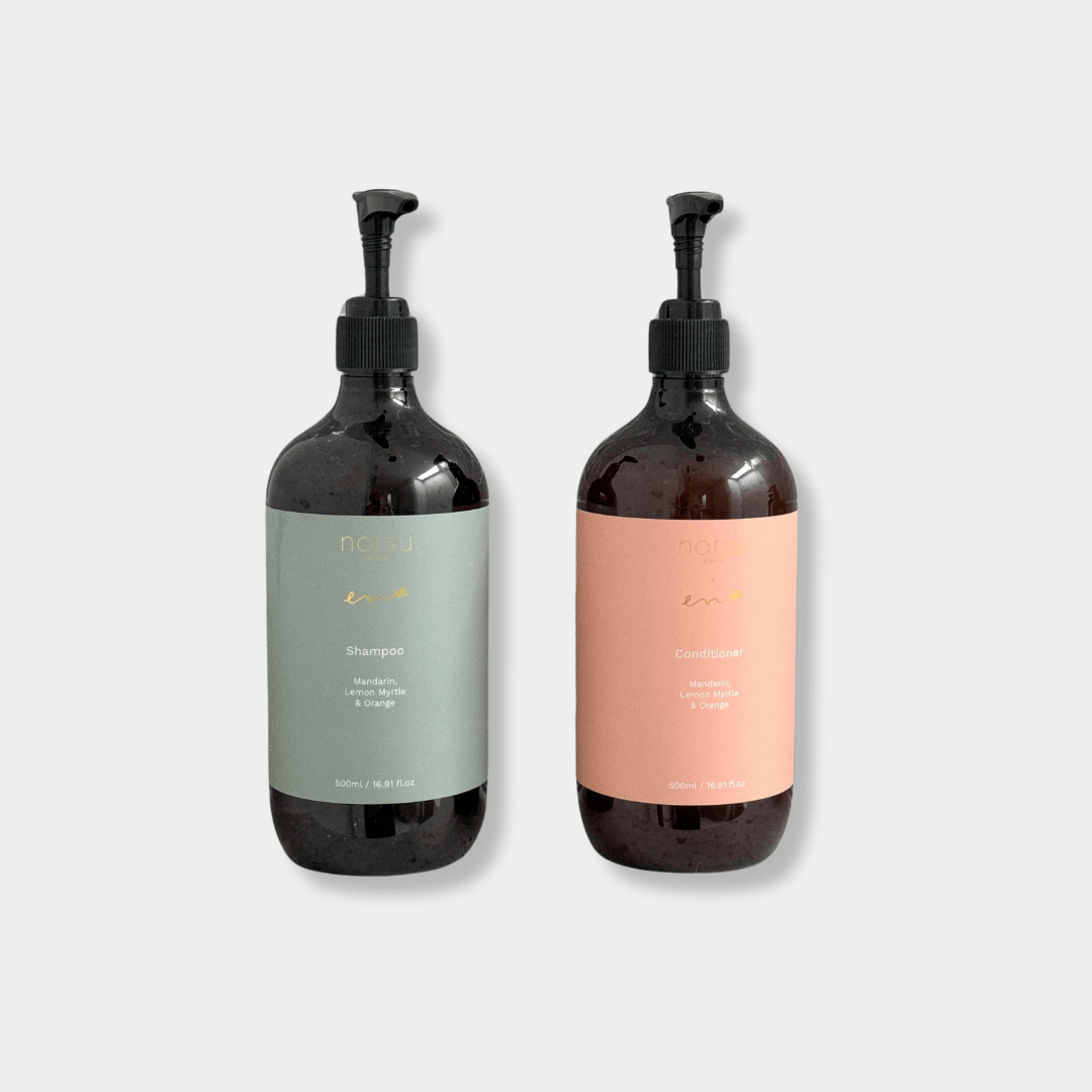 Ena Body Wash & Lotion norsu Cabin x Ena - Shampoo, Mandarin, Lemon Myrtle & Orange, 500ml