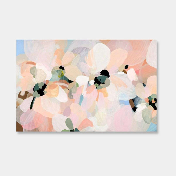 Prudence Demarchi fine art print Sweet Times abstract floral design in pastel colors on cotton paper A4 A3 sizes