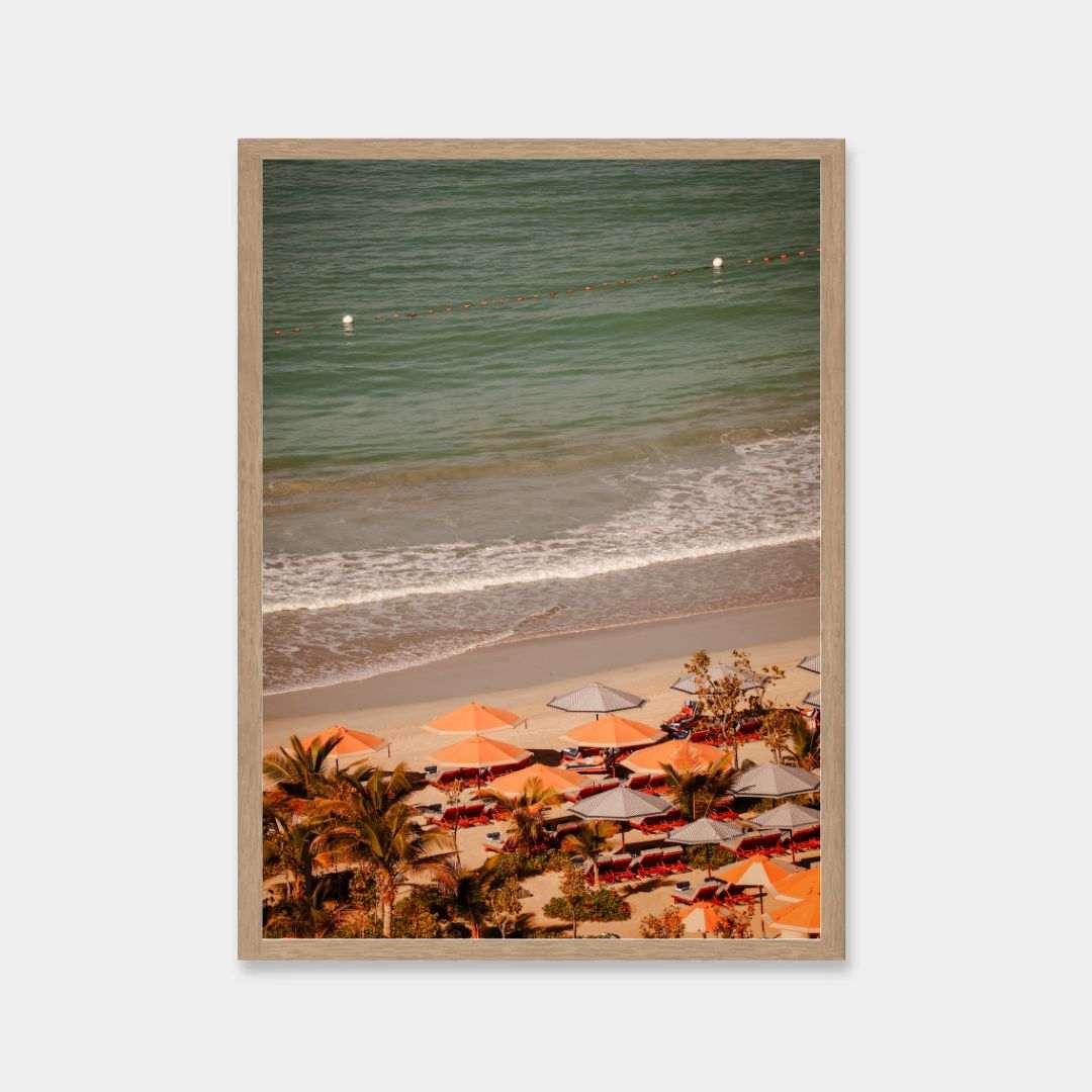 Beach Club Days Print vibrant artwork for kids' rooms and home decor