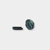 CoTheory Anchor Stone Coasters Verde Alpi set of four protecting surfaces with calm, sturdy design