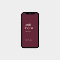 norsu eGift Card voucher for online and in-store shopping with customizable value and personal message