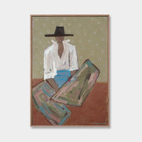 Marcia Priestley Limited Edition Fine Art Canvas Print - Chaps Prairie