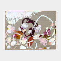 Rebecca Koerting abstract limited edition canvas print Blushing Meadows colorful contemporary wall art