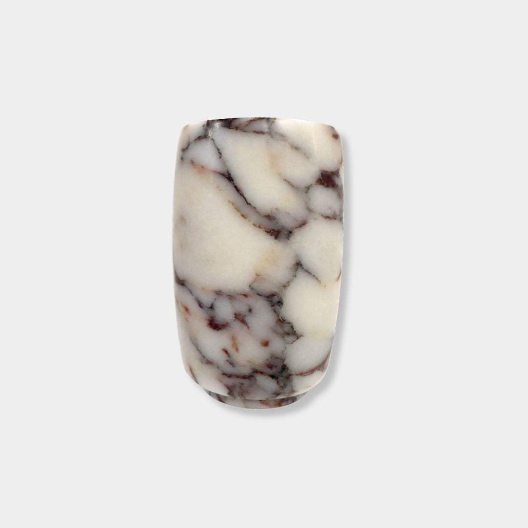 norsu STUDIO Marble Utensil Holder in Viola marble with lilac and plum veining, dual-use as utensil holder or vase