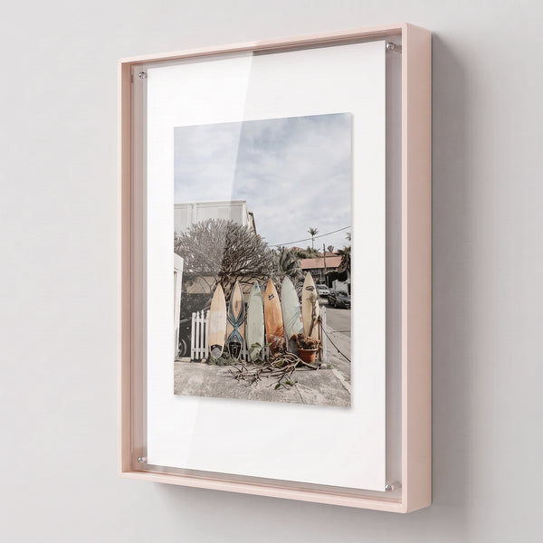 norsu STUDIO Acrylic Box Gallery Frame, Pale Blush