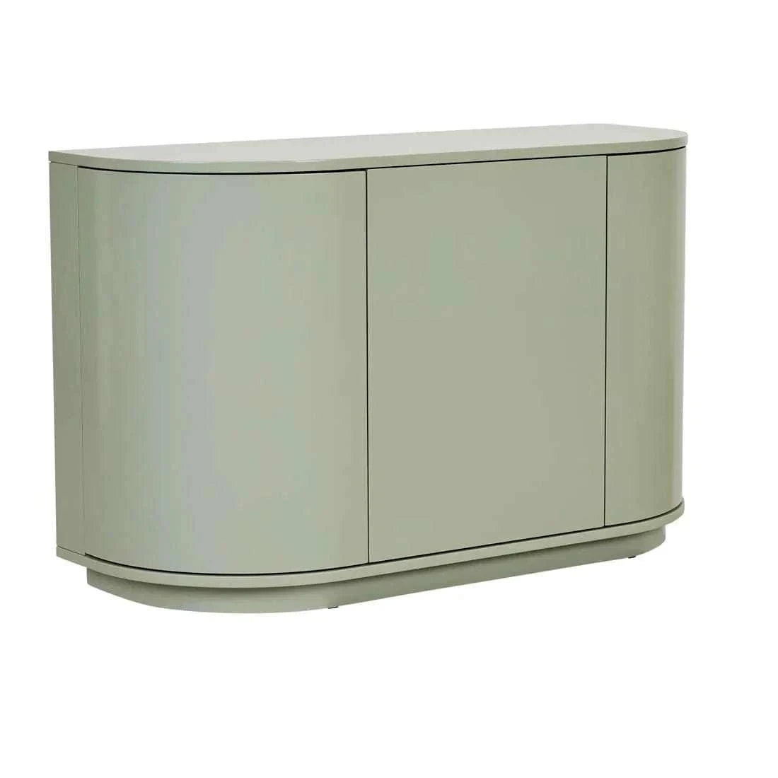 Globe West Buffet Globe West Oberon Crescent Buffet, Gloss Sage