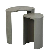 Globe West Side Tables Oberon Curve Set Of 2 Side Table - Thyme