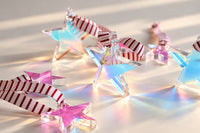 norsu STUDIO Iridescent Star Ornaments – Set of 8