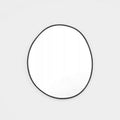Middle of Nowhere Organic Mirror, Black, 70 x 80cm