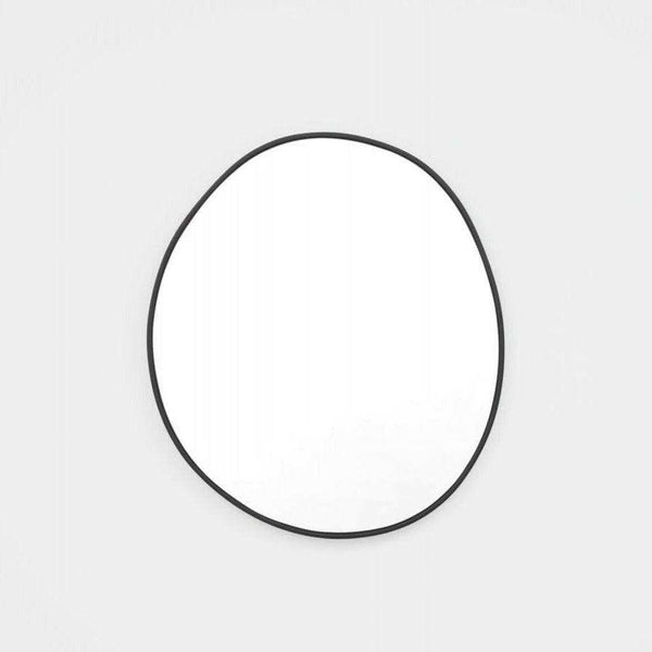 Middle of Nowhere Organic Mirror, Black, 70 x 80cm | Norsu Interiors
