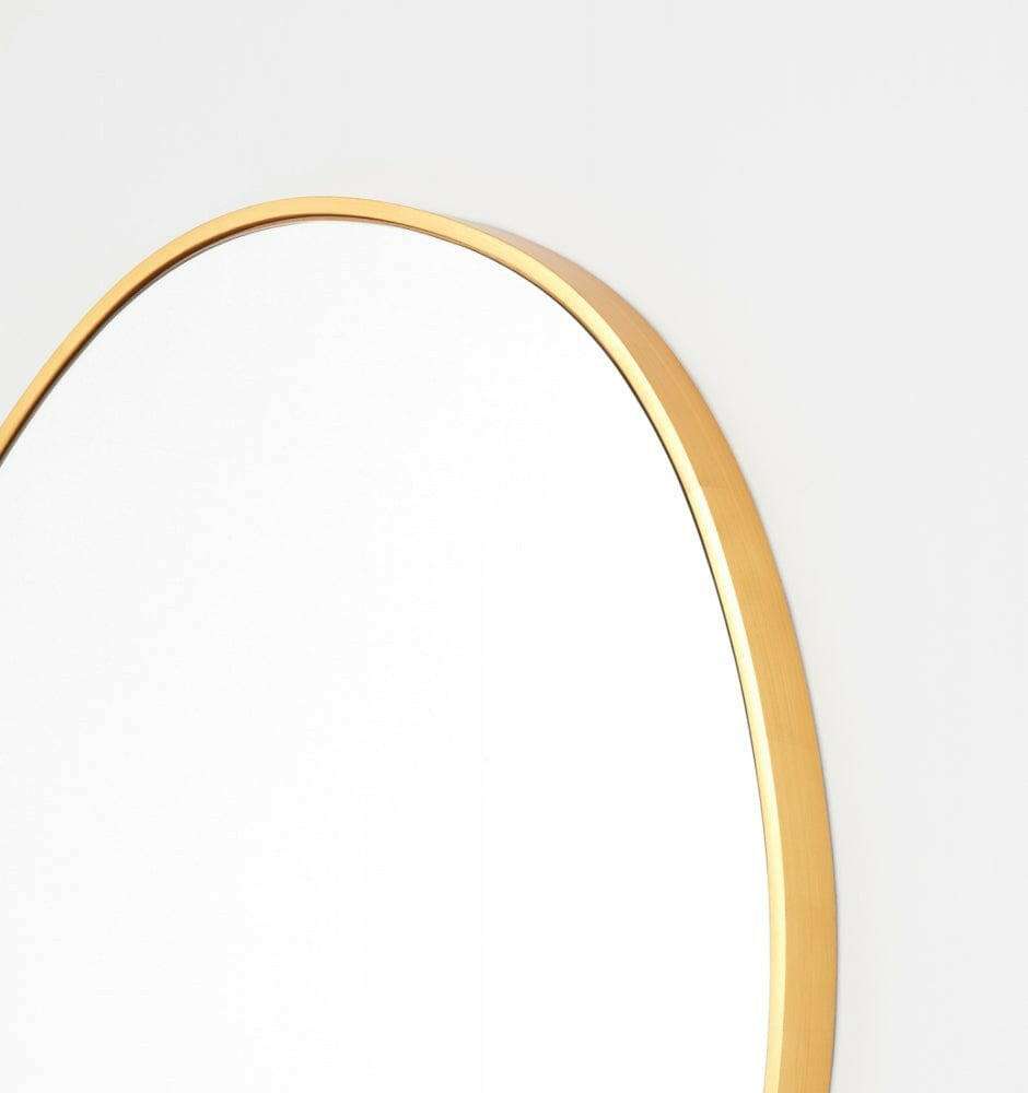 Middle of Nowhere Mirrors Middle of Nowhere Organic Mirror, Brass, 70 x 80cm