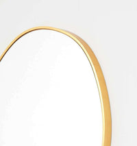 Middle of Nowhere Mirrors Middle of Nowhere Organic Mirror, Brass, 70 x 80cm