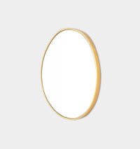 Middle of Nowhere Mirrors Middle of Nowhere Organic Mirror, Brass, 70 x 80cm