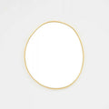 Middle of Nowhere Organic Mirror, Brass, 70 x 80cm