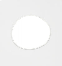Middle of Nowhere Organic Mirror, Bright White, 70 x 80cm - alternate hanging direction