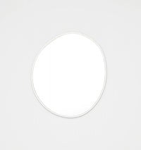 Middle of Nowhere Organic Mirror, Bright White, 70 x 80cm | Norsu Interiors