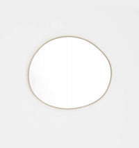 Middle of Nowhere Organic Mirror, Sand, 70 x 80cm.