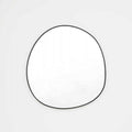 Middle of Nowhere Organic Mirror, Black, 90 x 95cm