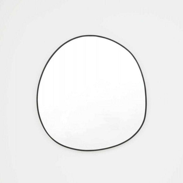 Middle of Nowhere Organic Mirror, Black, 90 x 95cm | Norsu Interiors